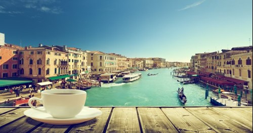 Coffee on the Canals of Venice